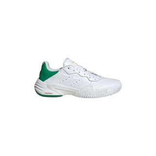 adidas Tennisschuhe Barricade 13 Leather Allcourt/Stabil 2025 weiss/grün Herren