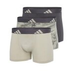 adidas Unterwäsche Boxershorts Brief Active Micro Flex Eco mehrfarbig schwarz/grün Herren - 3 Stück