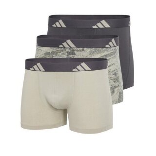 adidas Unterwäsche Boxershorts Brief Active Micro Flex Eco mehrfarbig schwarz/grün Herren - 3 Stück