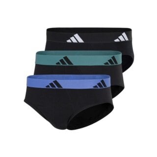 adidas Unterwäsche Slip Brief Active Flex Cotton - mehrfarbig - 3 Stück