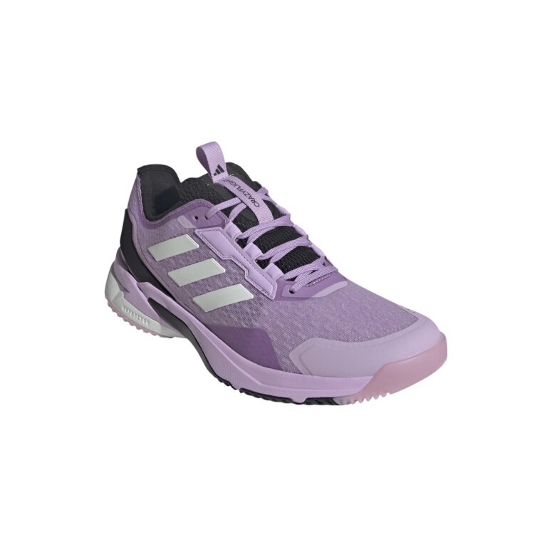 adidas Hallen-Indoorschuhe CrazyFlight 6 plum/weiss/schwarz Damen