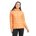 adidas Daunenjacke Terrex Multi Light Hooded orange Damen