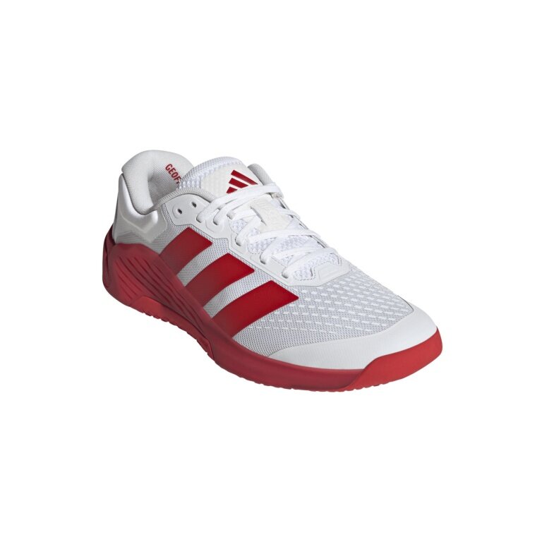 adidas Fitnessschuhe Dropset 4 Power Trainer weiss/rot Herren