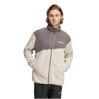 adidas Fleecejacke Terrex Multi Full Zip beige/charcoal Herren