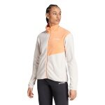 adidas Fleecejacke Terrex Multi Full Zip beige/orange Damen