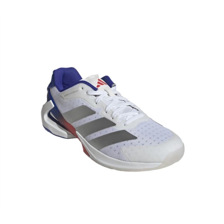 adidas Hallen-Indoorschuhe Adizero Counterblast weiss/silber/blau Herren