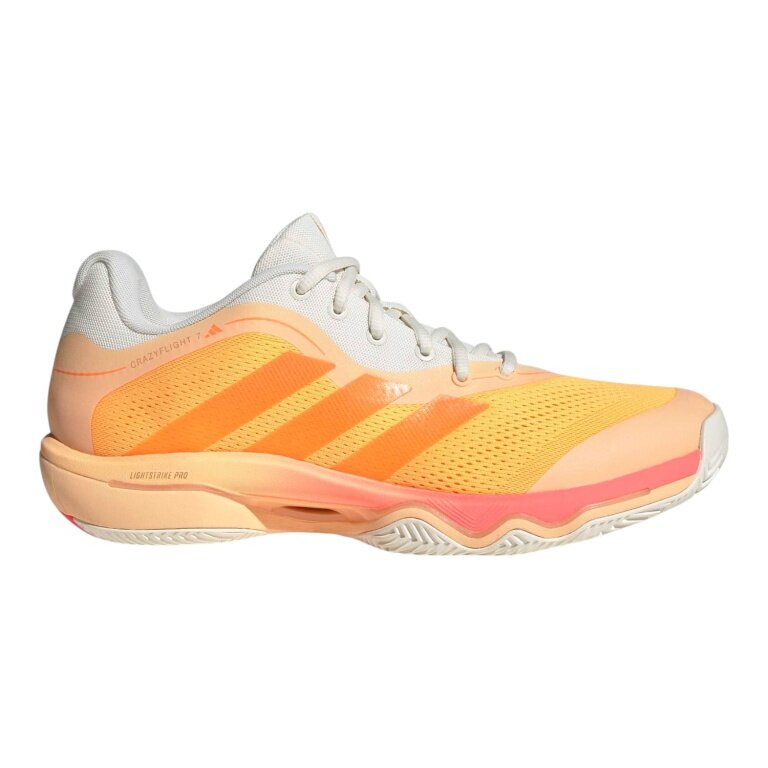 adidas Hallen-Indoorschuhe CrazyFlight 7 orange/weiss Herren