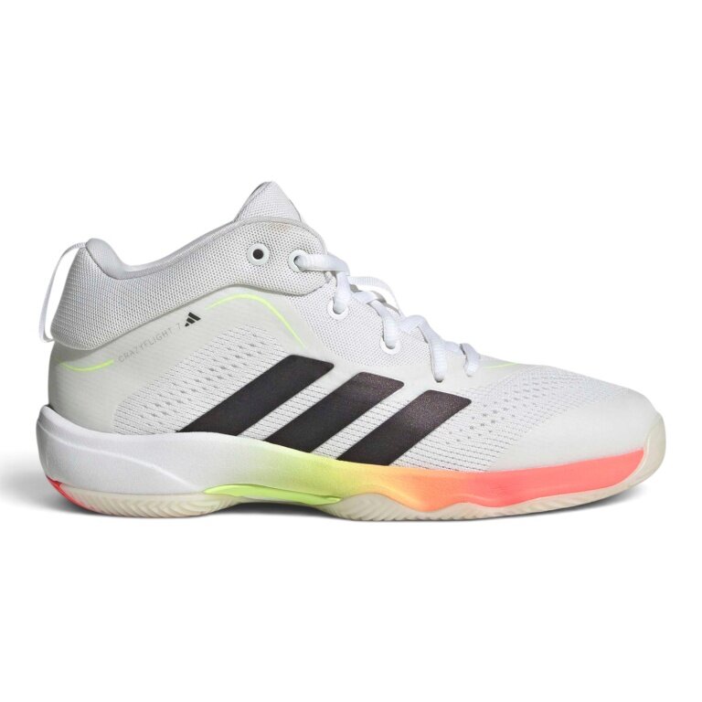 adidas Hallen-Indoorschuhe CrazyFlight 7 Mid weiss Kinder