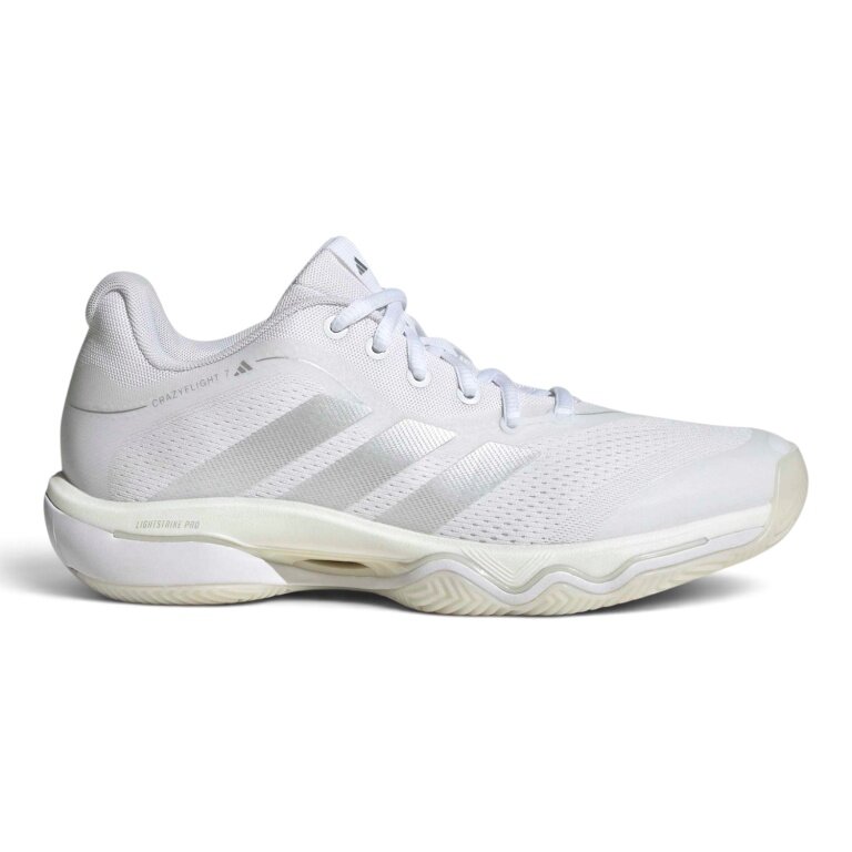 adidas Hallen-Indoorschuhe CrazyFlight 7 weiss/silber Damen