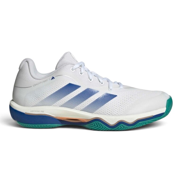 adidas Hallen-Indoorschuhe CrazyFlight 7 weiss/blau Herren