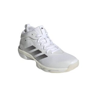 adidas Hallen-Indoorschuhe CrazyFlight Mid 7 weiss/silber Herren