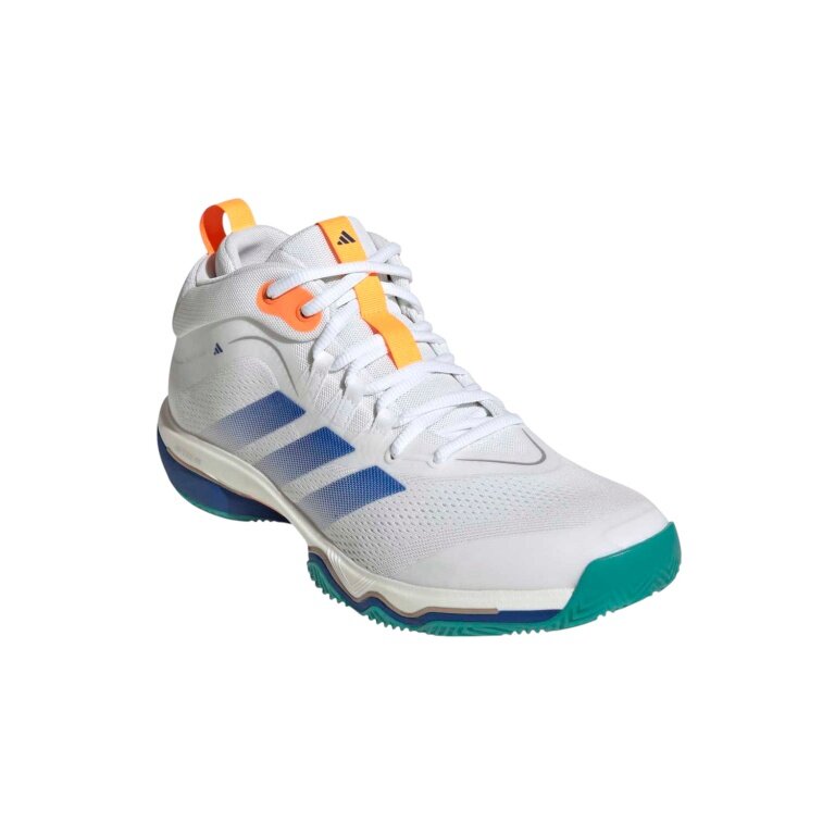 adidas Hallen-Indoorschuhe CrazyFlight Mid 7 weiss/blau/orange Herren