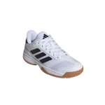 adidas Hallen-Indoorschuhe Ligra 8 weiss/schwarz Kinder