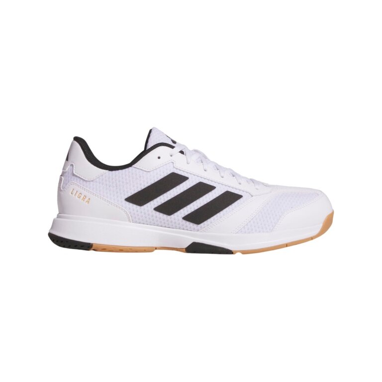 adidas Hallen-Indoorschuhe Ligra 8 weiss/schwarz Herren