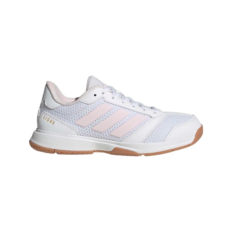 adidas Hallen-Indoorschuhe Ligra 8 weiss/rosa Damen