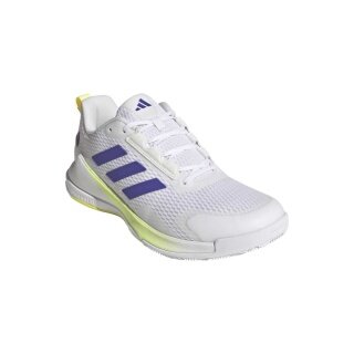 adidas Hallen-Indoorschuhe Novaflight 2 weiss/blau/limegrün Herren