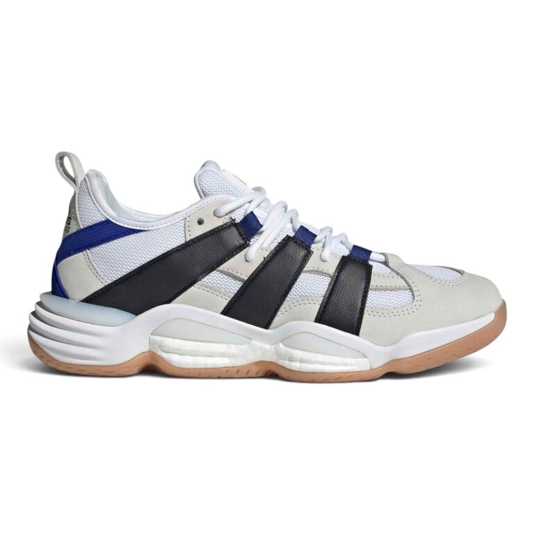 adidas Hallen-Indoorschuhe Stabil 16 2026 weiss/schwarz/blau Herren