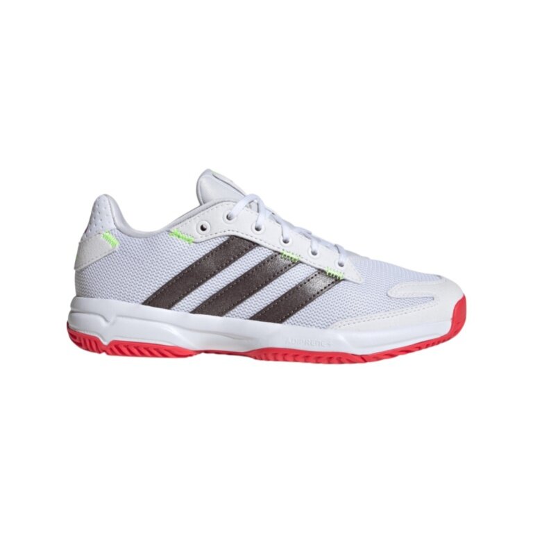 adidas Hallen-Indoorschuhe Stabil 2025 weiss/silber/rot Kinder