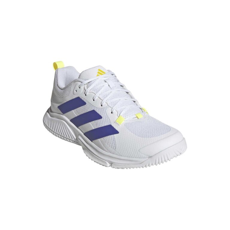 adidas Hallen-Indooschuhe Court Team Bounce 2.0 weiss/violett Herren