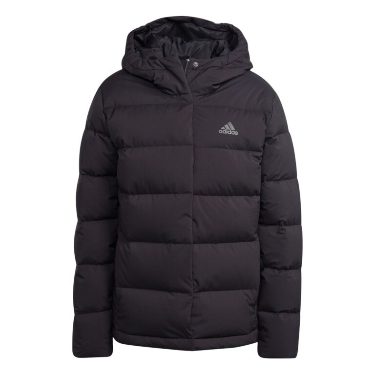 adidas Winter-Daunenjacke Helionic mit Kapuze (wasserabweisend) schwarz Damen