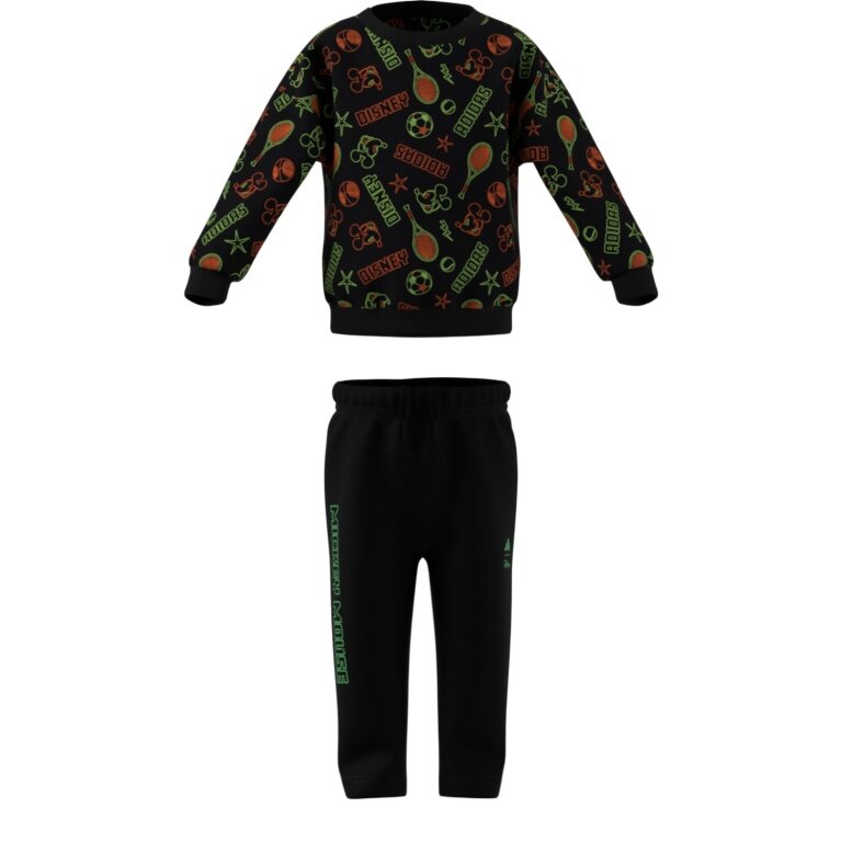 adidas Jogginganzug Disney Micky Maus (Pullover und Hose) schwarz Kleinkinder