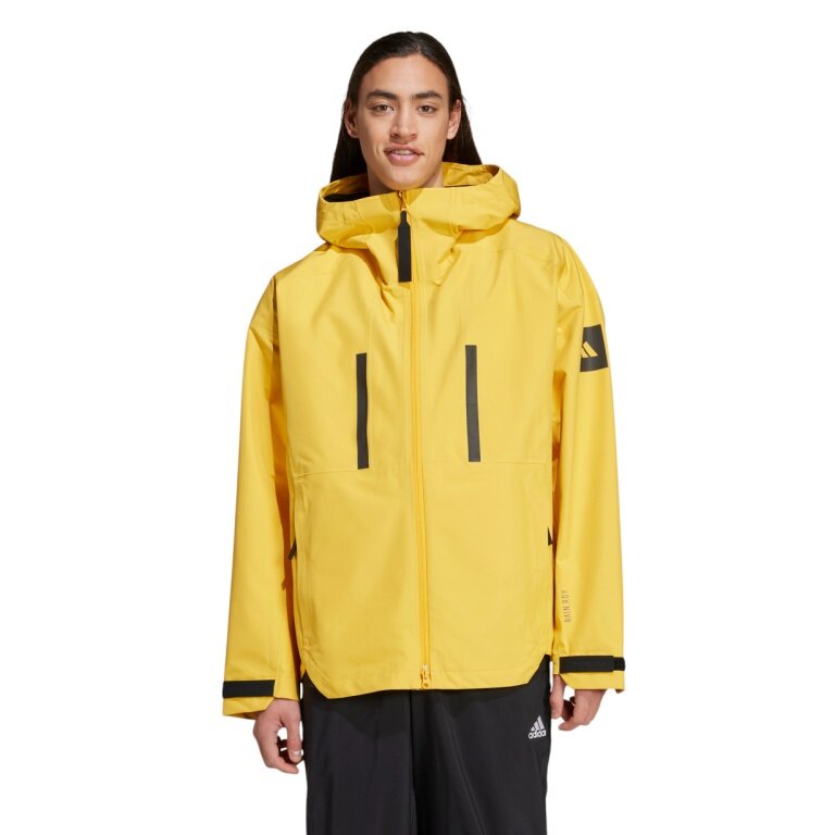 adidas Regenjacke Myshelter RAIN.RDY (wasserdicht, atmungsaktiv) gelb Herren