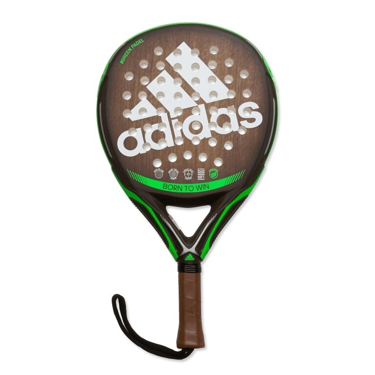 adidas Padelschläger Adipower Green Padel 375g/Rund schwarz/grün