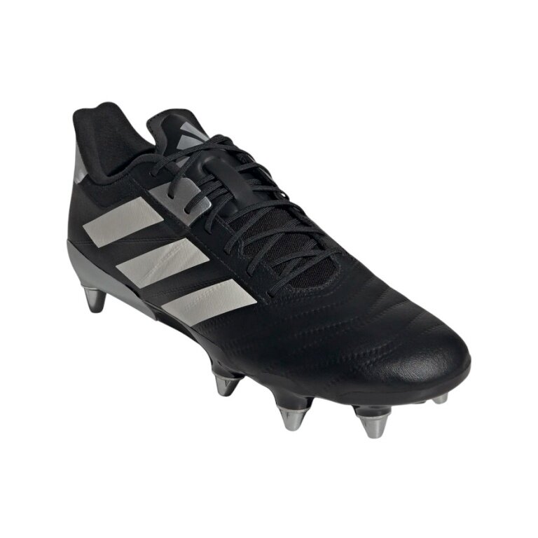 adidas Rugby-Fussballschuhe Kakari RS SG (für weiche Böden) schwarz/silber Herren