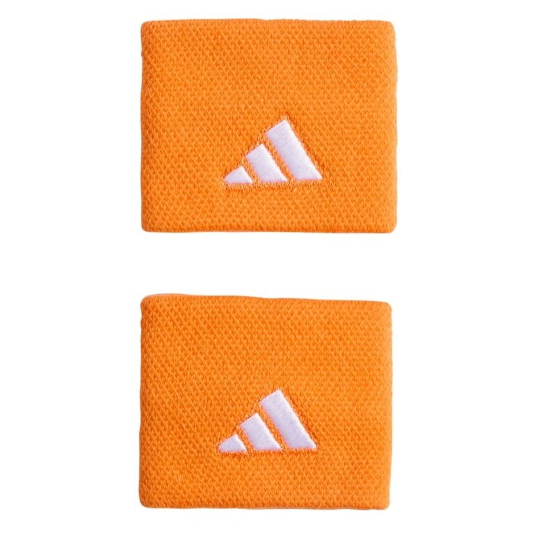 adidas Schweissband Handgelenk Small orange - 2 Stück