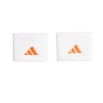 adidas Schweissband Handgelenk Small weiss/orange - 2 Stück