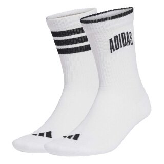 adidas Sportsocken Crew Stadium weiss/schwarz - 2 Paar