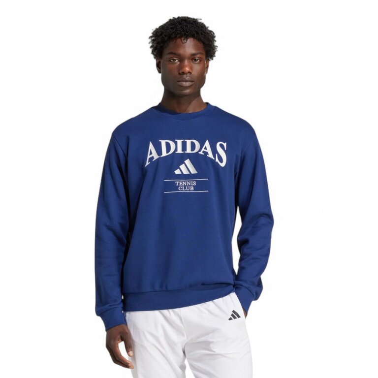 adidas Sweatshirt Heritage Graphic (Retro-Look, Baumwolle) navyblau Herren