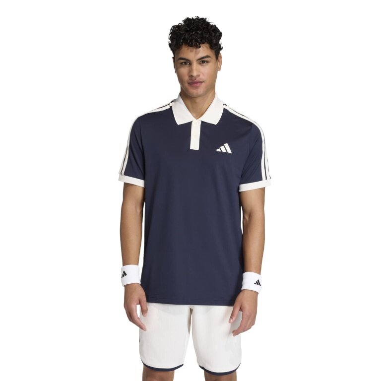 adidas Tennis-Polo Classics 2026 marineblau/weiss Herren