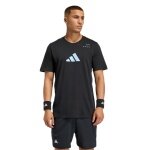 adidas Tennis Tshirt Category Graphic (Baumwollmix) schwarz Herren