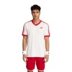 adidas Tennis Tshirt Classics Heritage cremeweiss/rot Herren
