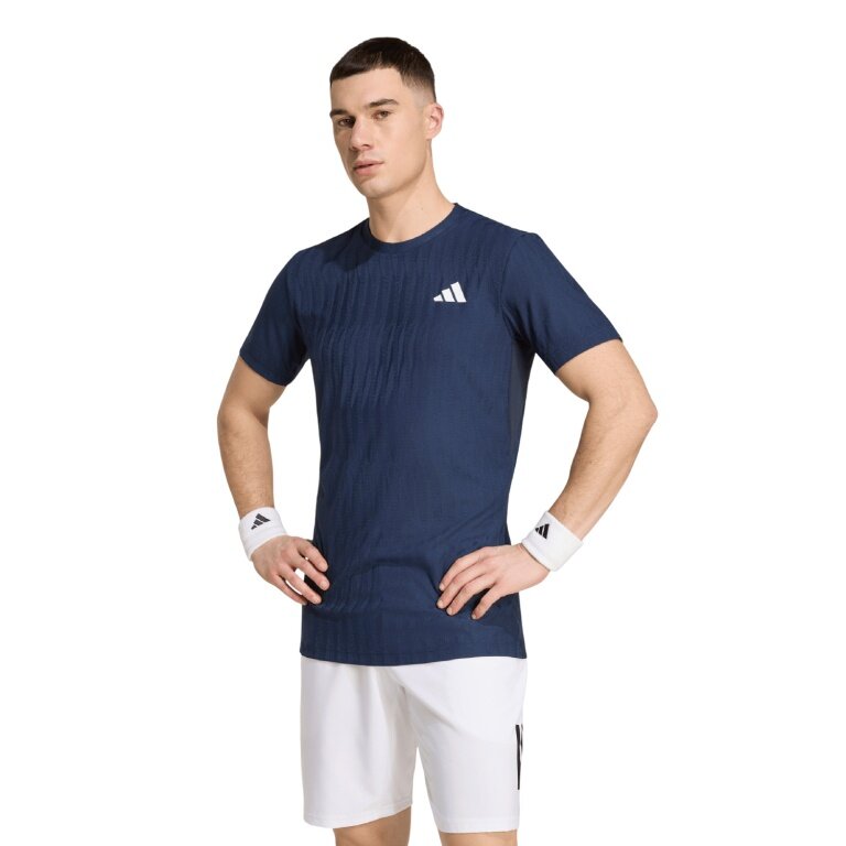 adidas Tennis Tshirt Climacool+ Airchill Freelift (schmal, optimale Bewegungsfreiheit) 2026 navyblau Herren