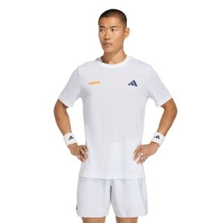 adidas Tennis Tshirt Hot Egg Graphic (Baumwollmix) weiss Herren