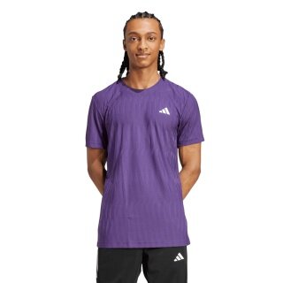 adidas Tennis Tshirt Climacool+ Airchill Freelift (schmal, optimale Bewegungsfreiheit) violett Herren