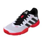 adidas Tennisschuhe Barricade Allcourt 2025 weiss/schwarz/rot Kinder