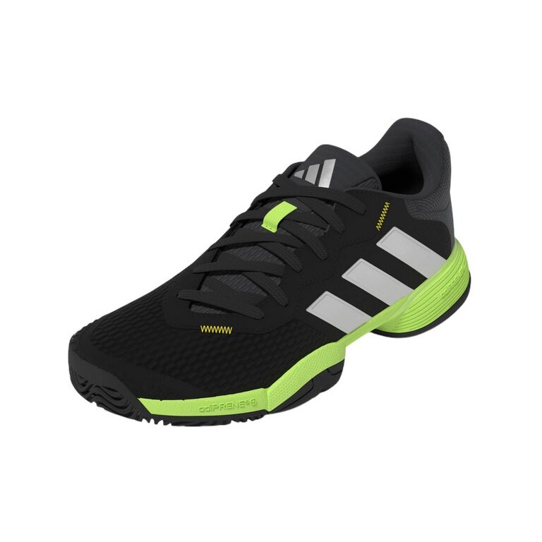 adidas Tennisschuhe Barricade Allcourt 2025 schwarz/lime Kinder