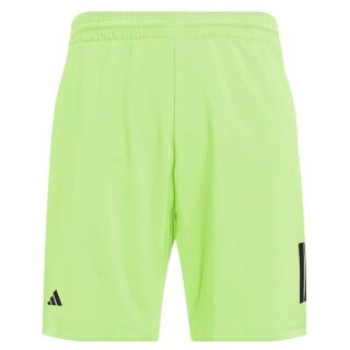 adidas Tennishose Short Club 3-Streifen 2025 limegrün Jungen