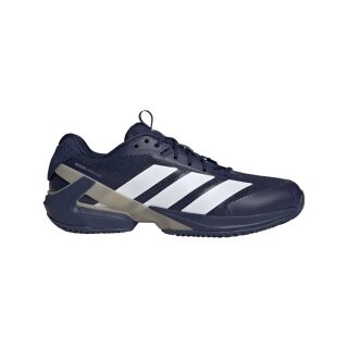 adidas Tennisschuhe Adizero Ubersonic 5 Clay/Sandplatz dunkelblau/weiss/grau Herren