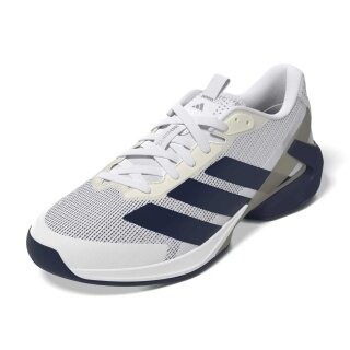 adidas Tennisschuhe adizero Ubersonic 5 Allcourt/Leichtigkeit weiss/dunkelblau/silber Herren