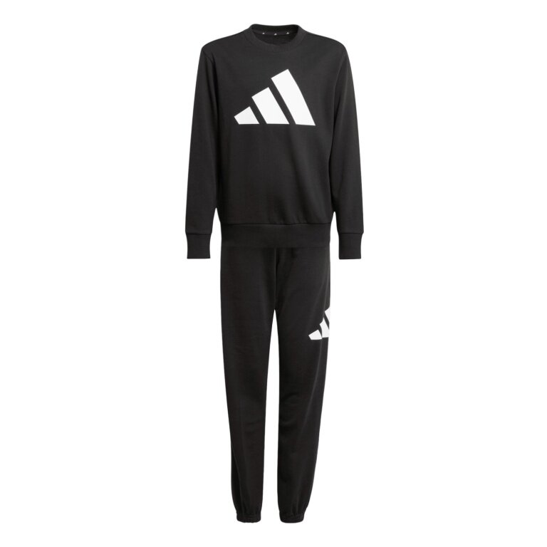 adidas Trainingsanzug Essentials Jogger (Baumwolle) schwarz Kinder