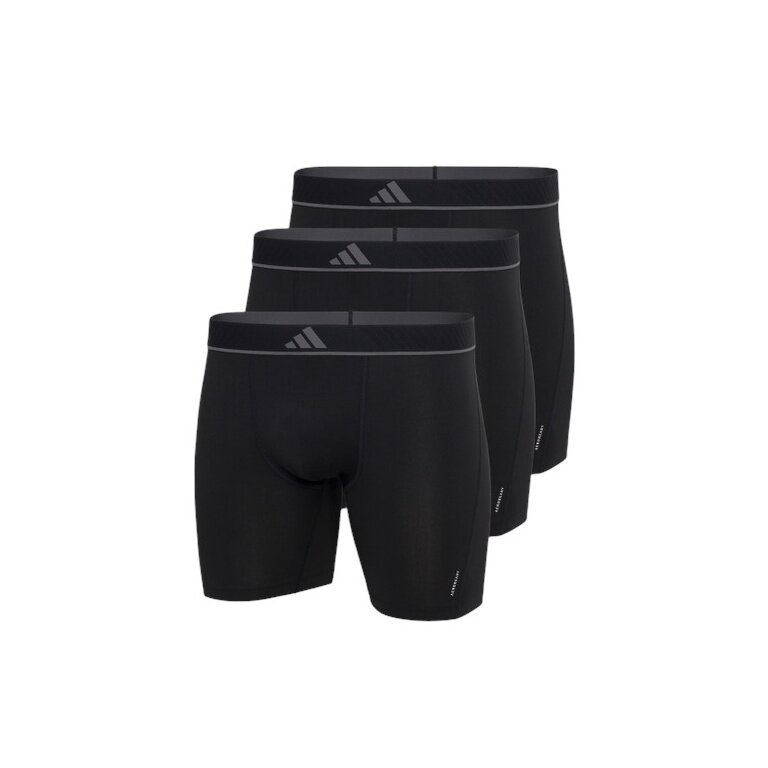 adidas Unterwäsche Boxershorts Brief Active Micro Flex Eco schwarz Herren - 3 Stück