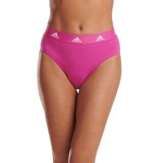 adidas Unterwäsche Slip Bikini (95% Baumwolle) pink/violett Damen - 2 Stück