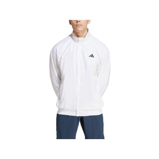 adidas Tennis-Trainingsjacke Walk On (100% Polyester) weiss Herren