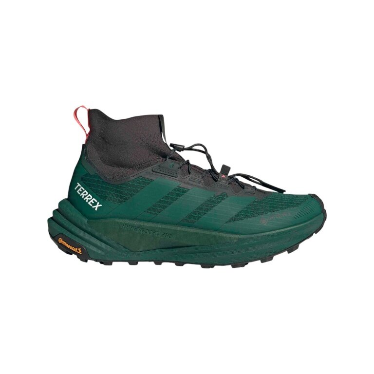 adidas Wanderschuhe Terrex Freehiker 3 Ultra GTX (Schnellschnürsystem, sockenartige Konstruktion, wasserdicht) dunkelgrün/schwarz Herren