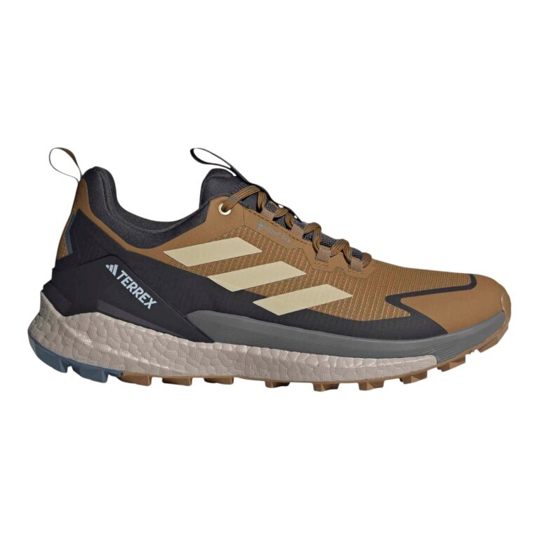 adidas Wanderschuhe Terrex Free Hiker 2.0 GTX (Speed-Hiking, wasserdicht) braun/grau Herren