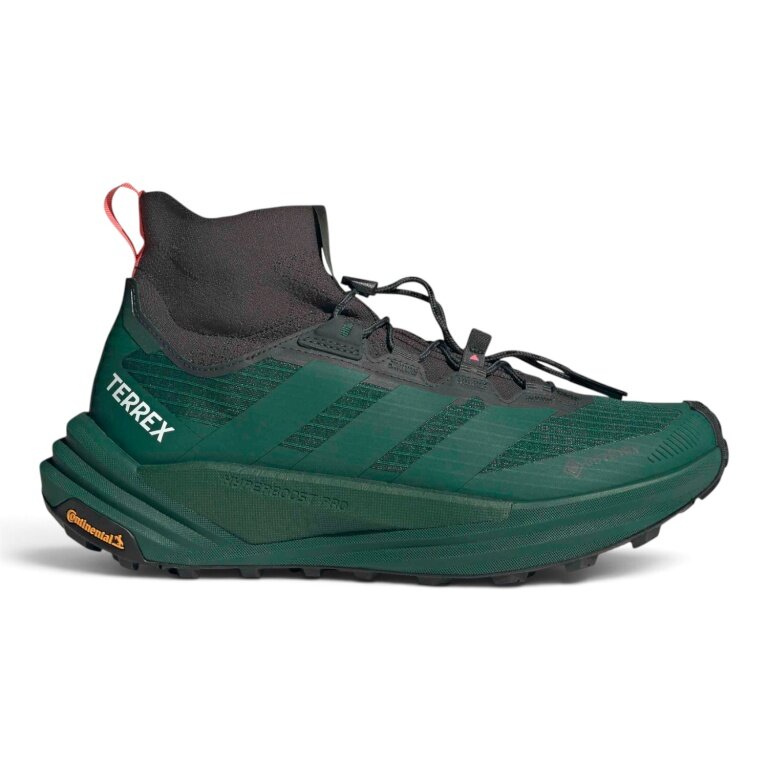 adidas Wanderschuhe Terrex Freehiker 3 Ultra GTX (Schnellschnürsystem, sockenartige Konstruktion, wasserdicht) dunkelgrün/schwarz Herren